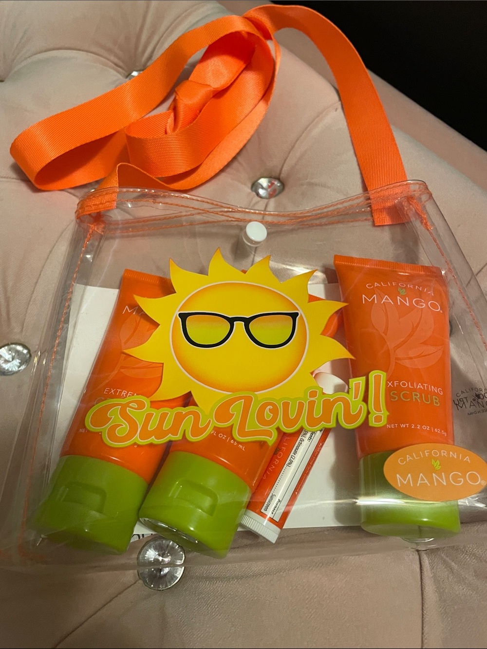 Body Wash & Scrub Set - Orange